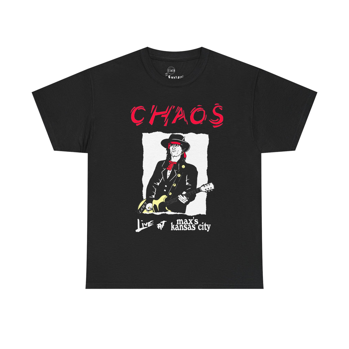 Johnny Thunders Chaos in Kanas City T Shirt Black