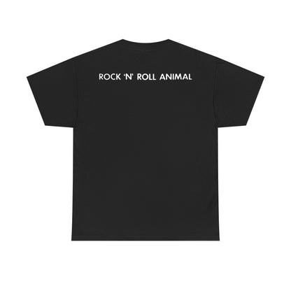 Lou Reed Bowler Hat T Shirt (Orange/ Navy & Black)